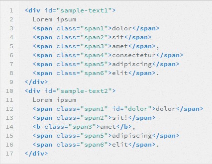 jQuery elementDiff